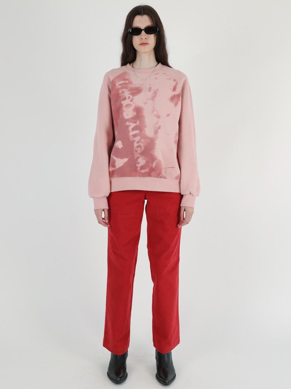 Yin Yang Sweatshirt, Indian Pink